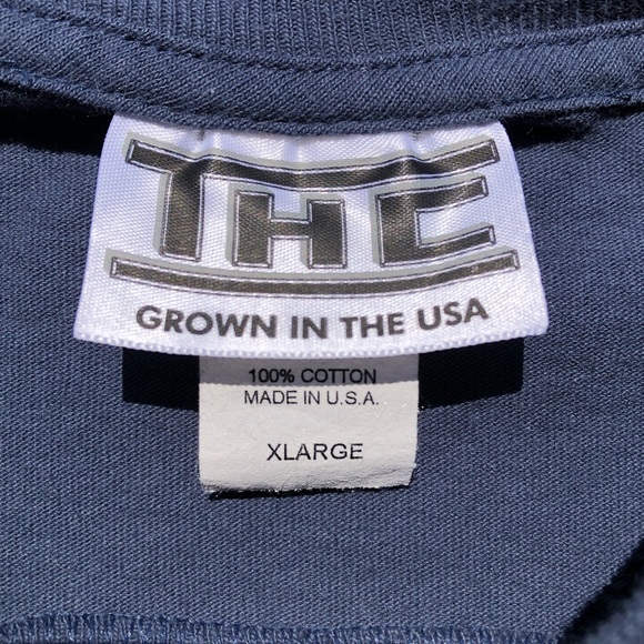 Vtg THC Grown in the USA Totally Hip Clothing 90’s Skater Tee - Size Men’s XL - Picture 5 of 7